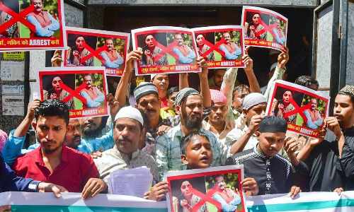 Delhi jama masjid protest