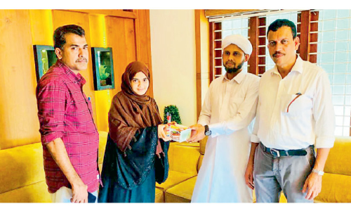 ആയിഷ സറയുടെ വിജയത്തിന് തിളക്കമേറെ