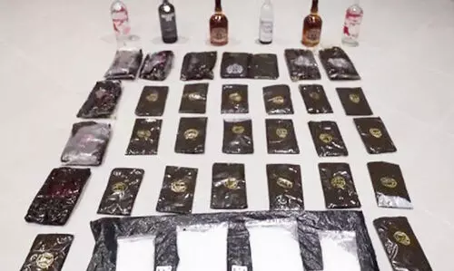 14 കി​ലോ ഹ​ഷീ​ഷ് പി​ടി​കൂ​ടി