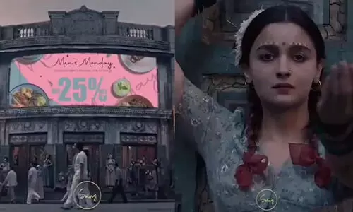 Scene from Gangubai Kathiawadi for ad promotion