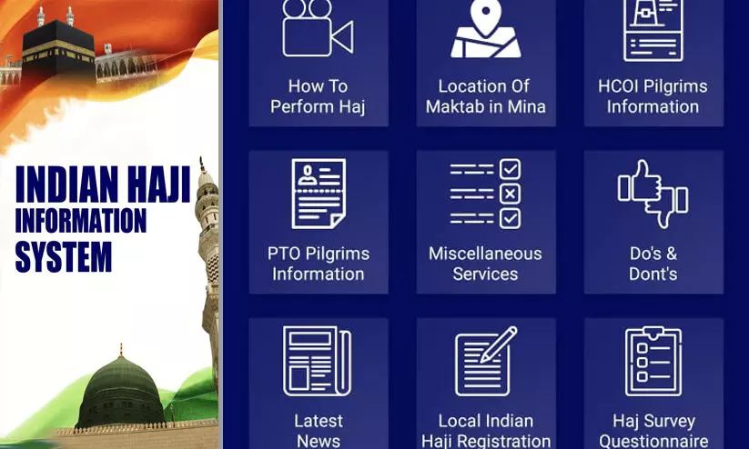 ഇന്ത്യൻ ഹാജിമാർക്ക് ഇനിയെല്ലാമറിയാം ഒറ്റ ആപ്പിൽ ഇന്ത്യൻ ഹാജിമാർക്ക് ഇനിയെല്ലാമറിയാം ഒറ്റ ആപ്പിൽ