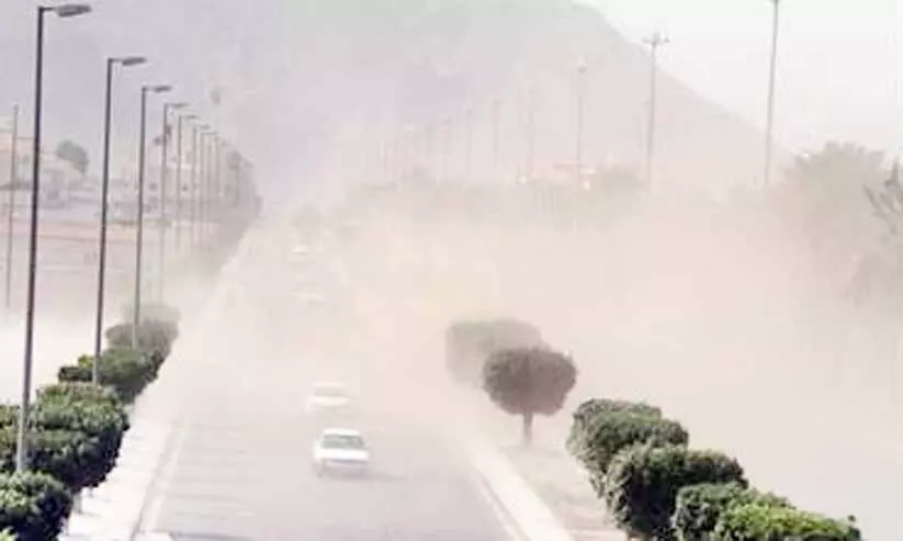 പൊ​ടി​ക്കാ​റ്റ്​ ശ​ക്ത​മാ​കാ​ൻ സാ​ധ്യ​ത