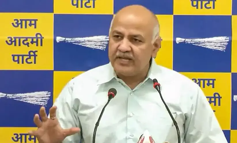 Manish Sisodia against BJP Manish Sisodia against BJP