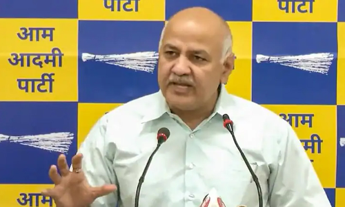 Manish Sisodia against BJP