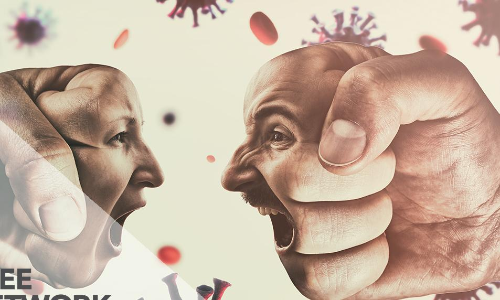 bus employees clashed