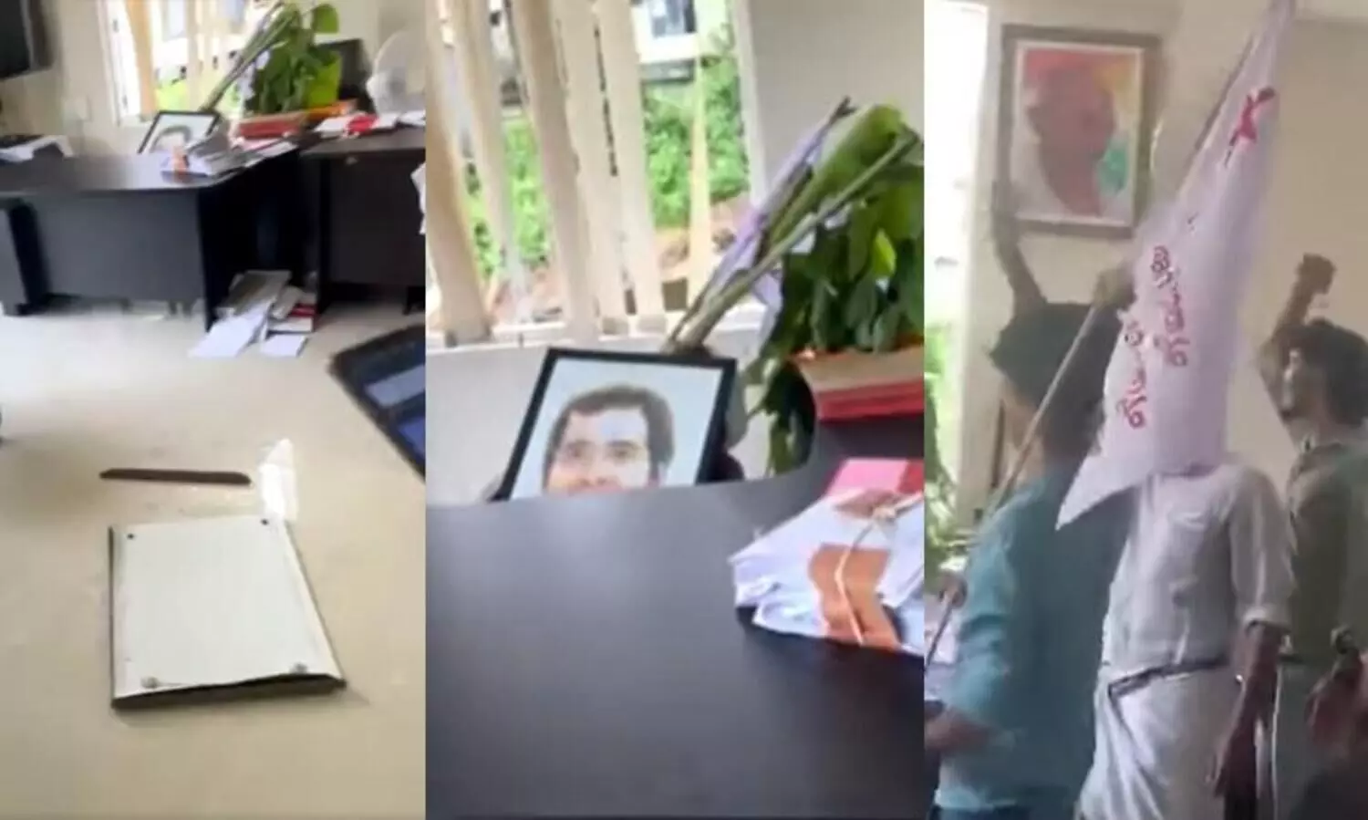 രാഹുൽ ഗാന്ധിയുടെ ഓഫിസിലെ ഗാന്ധിചിത്രം നശിപ്പിക്കൽ: ഓഫിസ്​ ജീവനക്കാർക്കെതിരായ കേസിന്​ ​സ്റ്റേ