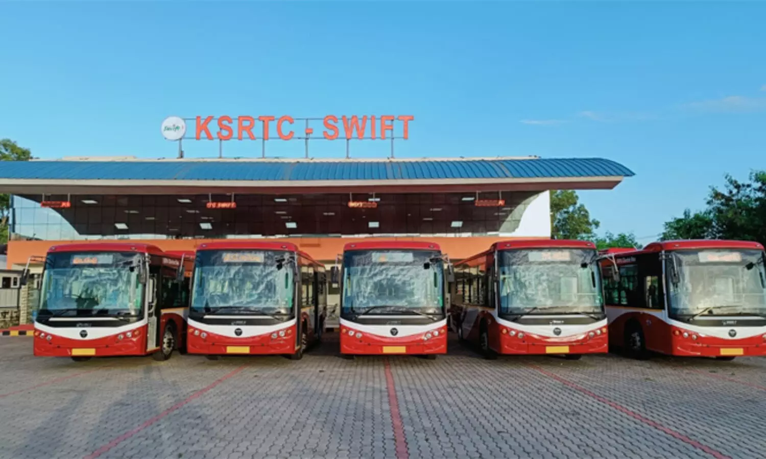 സിറ്റി സർക്കുലർ സർവീസിന് അഞ്ച് ഇലക്ട്രിക് ബസുകൾ എത്തി