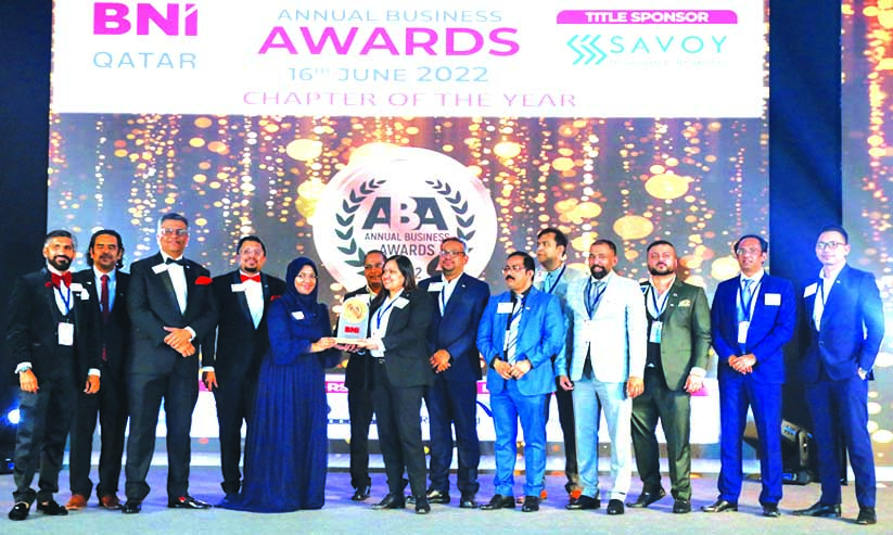 ബി.എൻ.ഐ ബിസിനസ്​ അവാർഡ്​ സമ്മാനിച്ചു