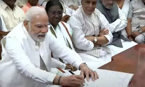 ദ്രൗപതി മുർമു പത്രിക സമർപ്പിച്ചു