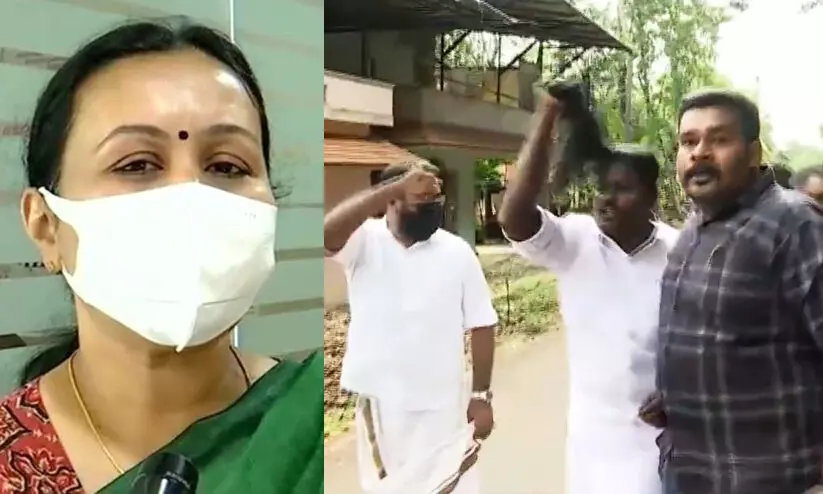 veena george -black flag veena george -black flag