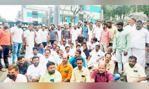 Rahul Gandhis office demolition Protests are widespread