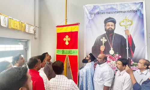 ബഹ്‌റൈൻ സെന്‍റ്​ പീറ്റേഴ്സ് പള്ളിയിൽ പെരുന്നാളിന് കൊടിയേറി