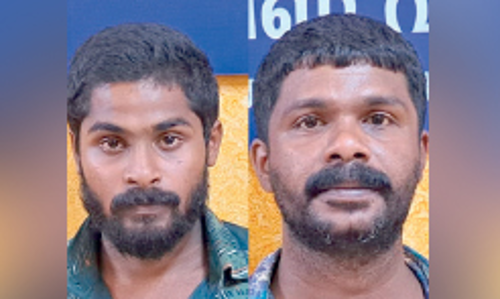 ട്രെയിനിൽ കഞ്ചാവ് കടത്ത്: രണ്ട് യുവാക്കൾ അറസ്റ്റിൽ