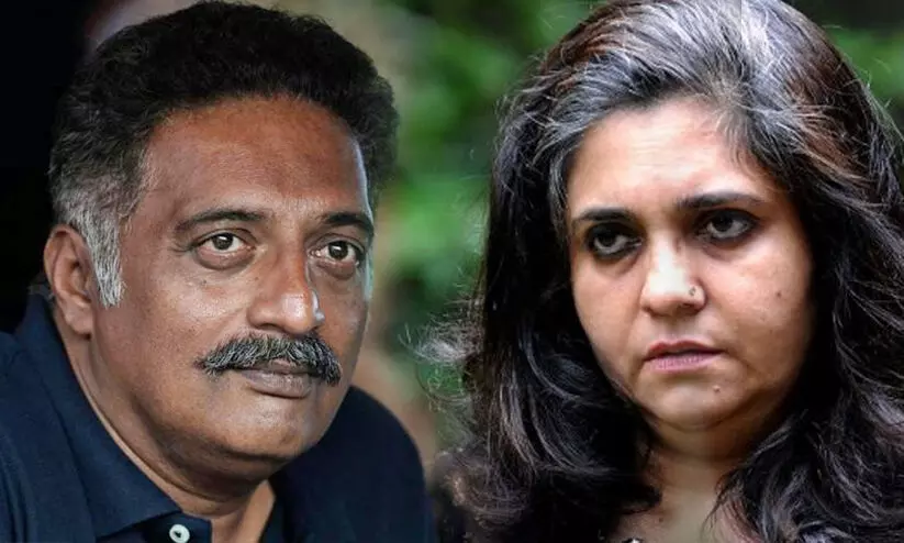 നിശ്ശബ്ദമാക്കാൻ ശ്രമിക്കുംതോറും ആ ശബ്ദം കൂടുതൽ ഉച്ചത്തിലാകും -ടീസ്റ്റയുടെ അറസ്റ്റിൽ പ്രകാശ് രാജ്