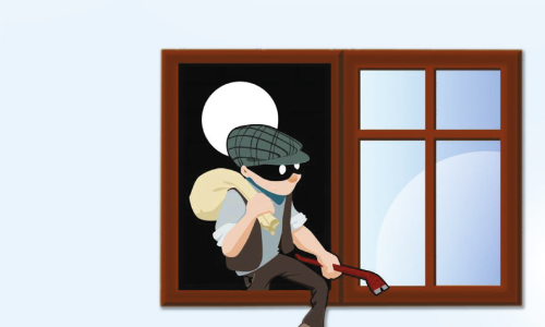 Broke into a locked house in Manappadam and stole money