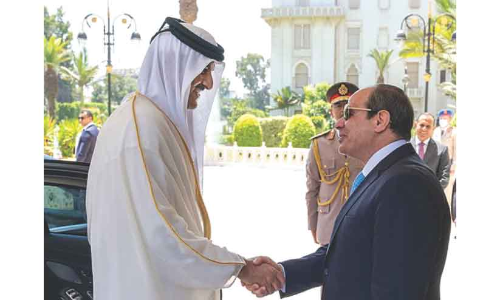 ഈജിപ്തിൽ അമീറിന്‍റെ ചരിത്ര സന്ദർശനം