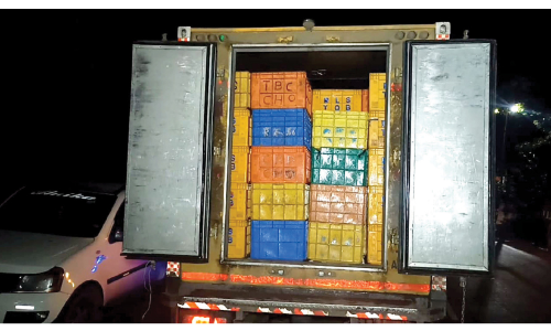 തമിഴ്നാട്ടിൽ നിന്ന് കൊണ്ടുവന്ന 10750 കിലോ പഴകിയ മത്സ്യം പിടികൂടി