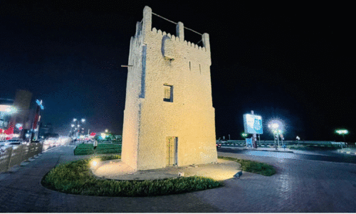 ചരിത്രത്താളുകളില്‍ തലയുയര്‍ത്തി നില്‍ക്കുന്ന   അജ്മാനിലെ കാവല്‍ഗോപുരം