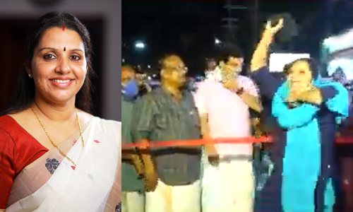 deepika anil black flag protest