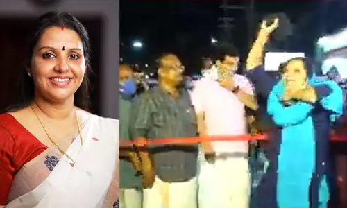 deepika anil black flag protest