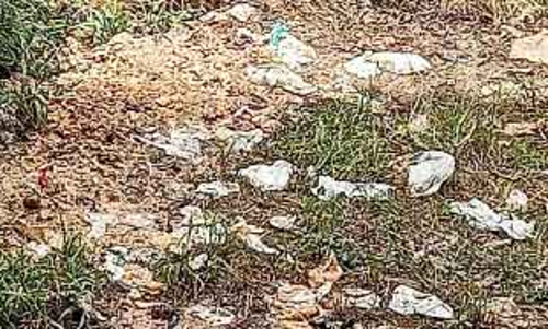 മാലിന്യക്കൂമ്പാരമായി പാലാ ജനറല്‍ ആശുപത്രി പരിസരം