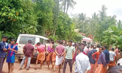 Dead Body under the rock