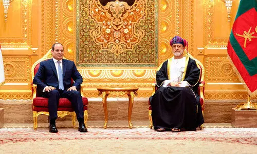 egypt president in oman