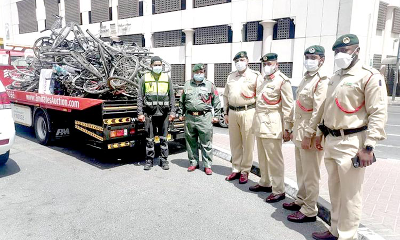 ട്രാഫിക് നിയമലംഘനം: ദുബൈ പൊലീസ് പിടിച്ചെടുത്തത് 400ലേറെ സൈക്കിളുകൾ ട്രാഫിക് നിയമലംഘനം: ദുബൈ പൊലീസ് പിടിച്ചെടുത്തത് 400ലേറെ സൈക്കിളുകൾ