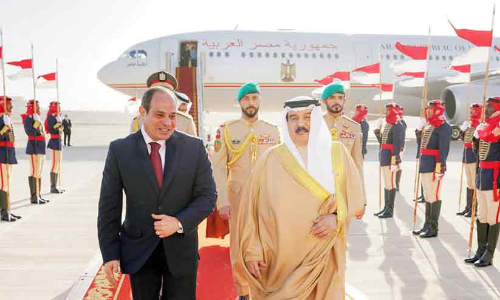 ഈജിപ്ത് പ്രസിഡന്‍റ് ബഹ്റൈനിൽ