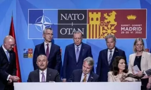 നാറ്റോ സഖ്യത്തിൽ ചേരാൻ സ്വീഡനും ഫിൻലൻഡും