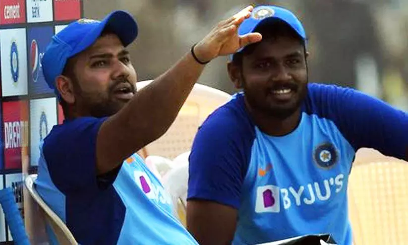 Rohit Sharma-Sanju Samson Rohit Sharma-Sanju Samson