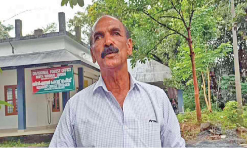 വന്യമൃഗശല്യം: ആത്മഹത്യ ഭീഷണിയുമായി കർഷകൻ