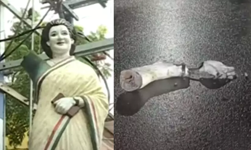 indira gandhi statue