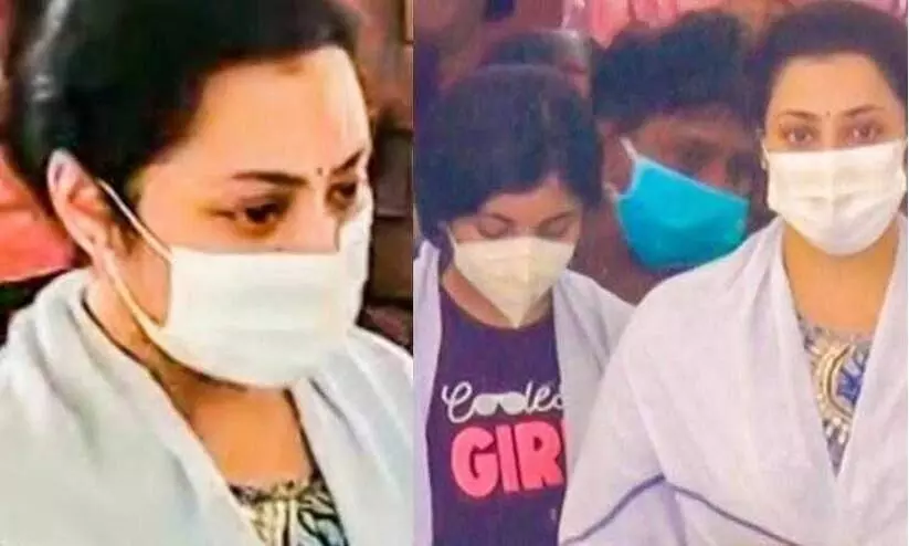 Meena on the death of her husband Vidya Sagar Meena on the death of her husband Vidya Sagar