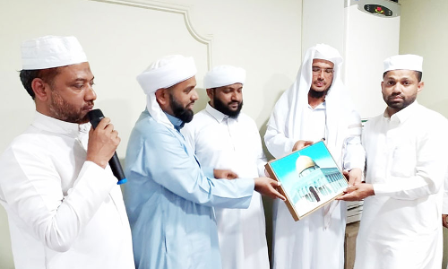 ശറഫുദ്ദീൻ മുസ്‌ലിയാർ വടശ്ശേരിക്ക് യാത്രയയപ്പ്