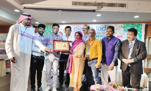 നർഗീസ് ബീഗത്തെ പ്ലീസ് ഇന്ത്യ ആദരിച്ചു