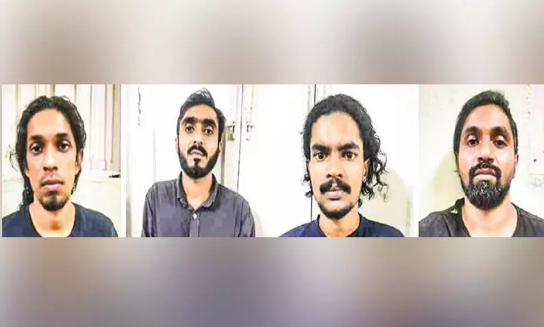 എം.ഡി.എം.എയും  കഞ്ചാവുമായി നാലുപേർ പിടിയിൽ