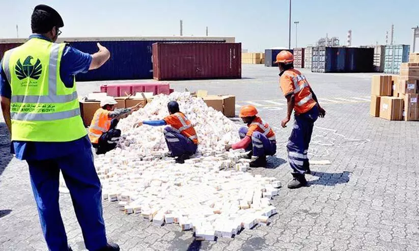 നാലു മാസത്തിനുള്ളിൽ ദുബൈ കസ്റ്റംസ്​ പരാജയപ്പെടുത്തിയത്​ 936 മയക്കുമരുന്ന്​ കടത്ത്​ ശ്രമങ്ങൾ