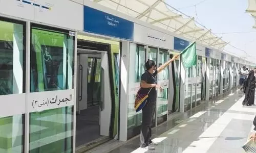 ഇന്ത്യൻ ഹാജിമാർക്ക് ഇത്തവണ മാഷാഇർ മെട്രോയിൽ യാത്ര ചെയ്യാം