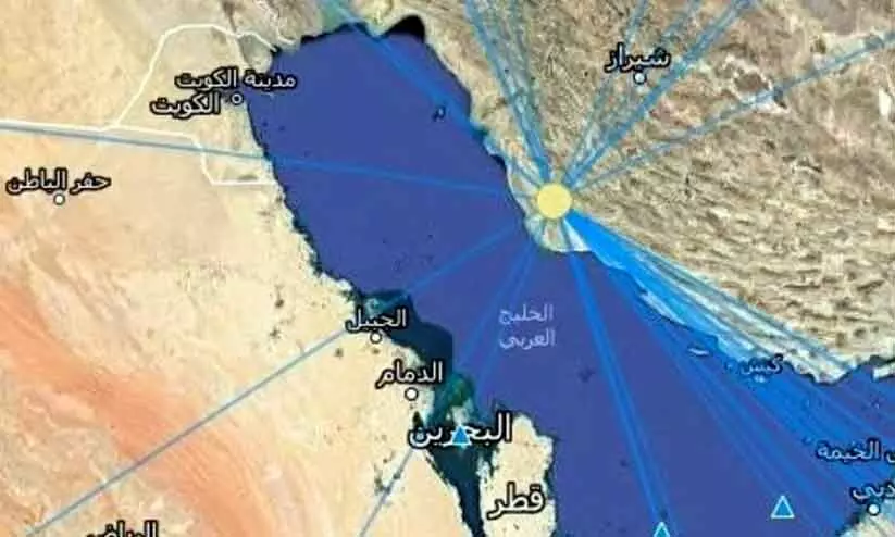 ഇറാനിലെ ഭൂചലനങ്ങളിൽ യു.എ.ഇ ഭയപ്പെടേണ്ടതില്ലെന്ന് എൻ.സി.എം