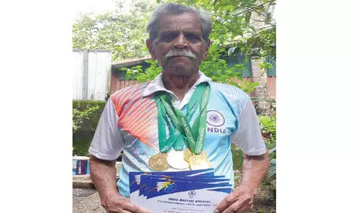 തൊണ്ണൂറ്റിഒന്നാം വയസ്സിലും മെഡലുകള്‍ വാരിക്കൂട്ടി അശോകന്‍
