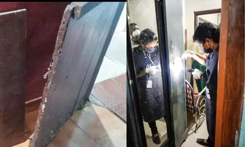 Theft at temple Gold necklaces looted