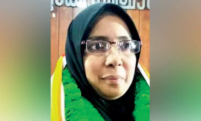 മണ്ണാര്ക്കാട് ബ്ലോക്ക് പഞ്ചായത്ത്: കെ.പി. ബുഷ്റ പ്രസിഡന്റ് മണ്ണാര്ക്കാട് ബ്ലോക്ക് പഞ്ചായത്ത്: കെ.പി. ബുഷ്റ പ്രസിഡന്റ്