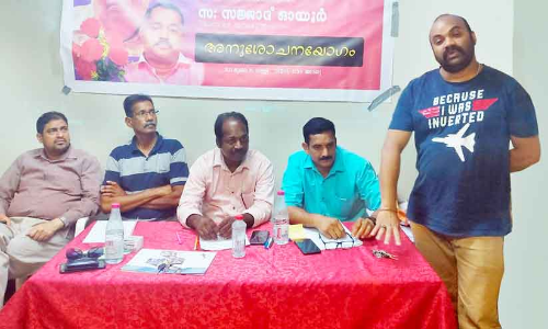 ടി. ശിവദാസമേനോനും സജ്ജാദ് ഓയൂരിനും നവോദയ ആദരാഞ്ജലി അർപ്പിച്ചു