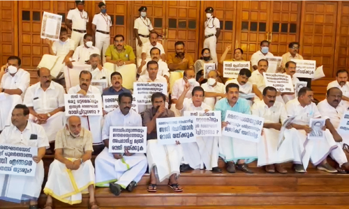 saji cheriyan protest