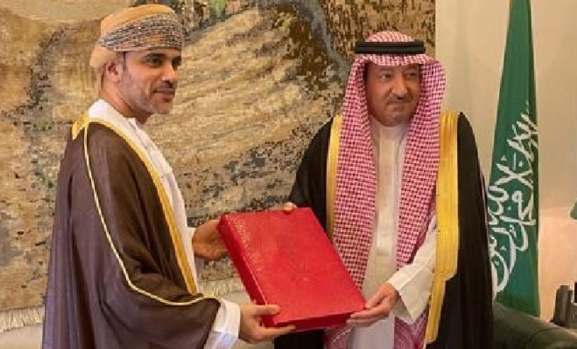 സുൽത്താൻ സൗദി രാജാവിന് സന്ദേശമയച്ചു