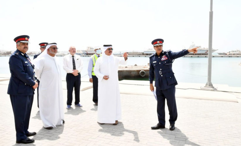 മാരിടൈം മെയിന്‍റനൻസ് ബേസ് പദ്ധതി ആഭ്യന്തരമന്ത്രി സന്ദർശിച്ചു