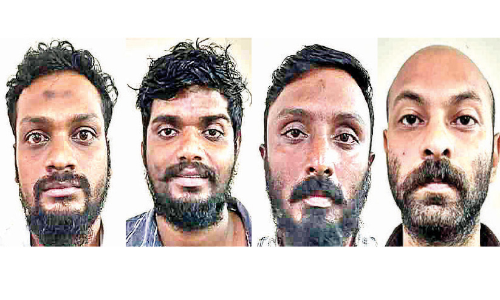 യുവാവിനെ തട്ടിക്കൊണ്ടുപോയ കേസില്‍ നാലുപേർ പിടിയിൽ