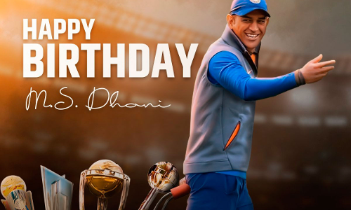 ധോണിക്ക്​ 41-ാം പിറന്നാൾ; 41 അടി വലിപ്പമുള്ള കട്ടൗട്ടുമായി ആരാധകർ