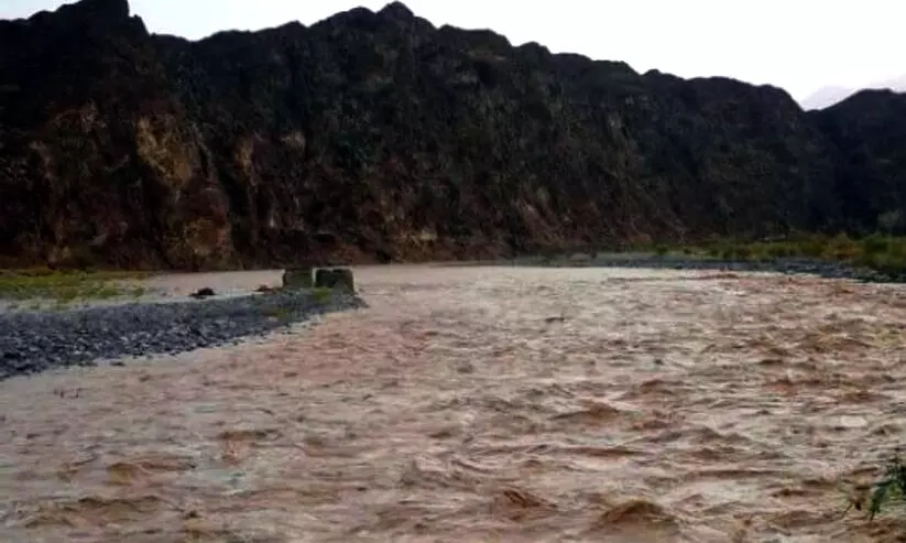 Record rain in Rustaq Record rain in Rustaq